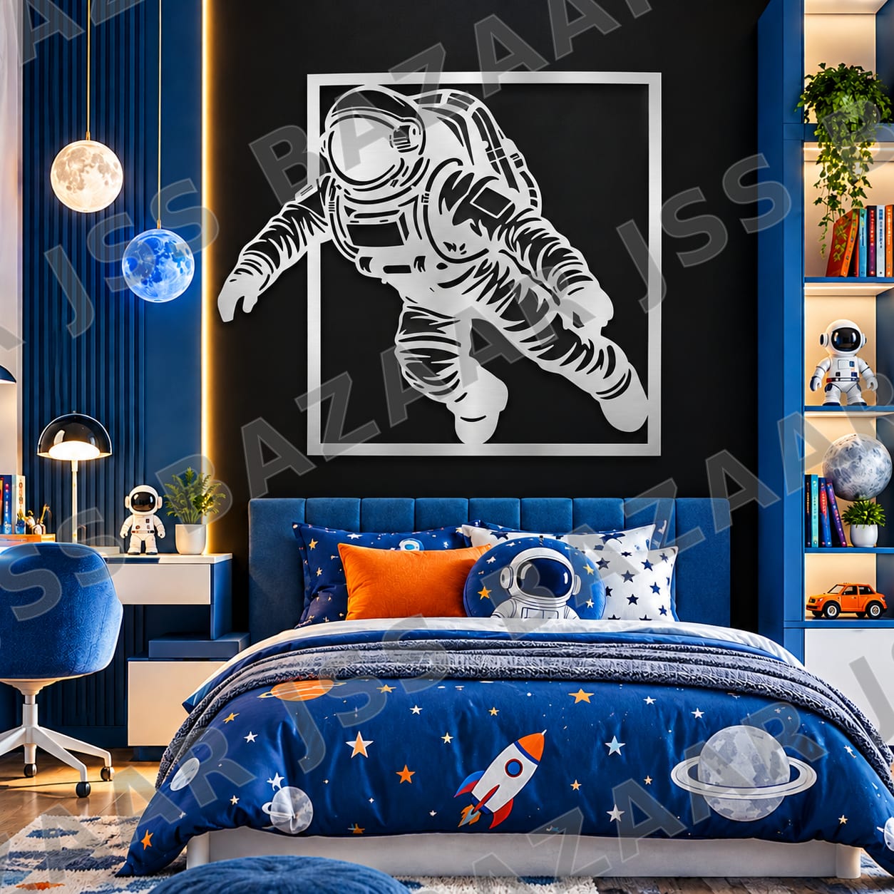 Astronaut Metal Wall Art - Image 6