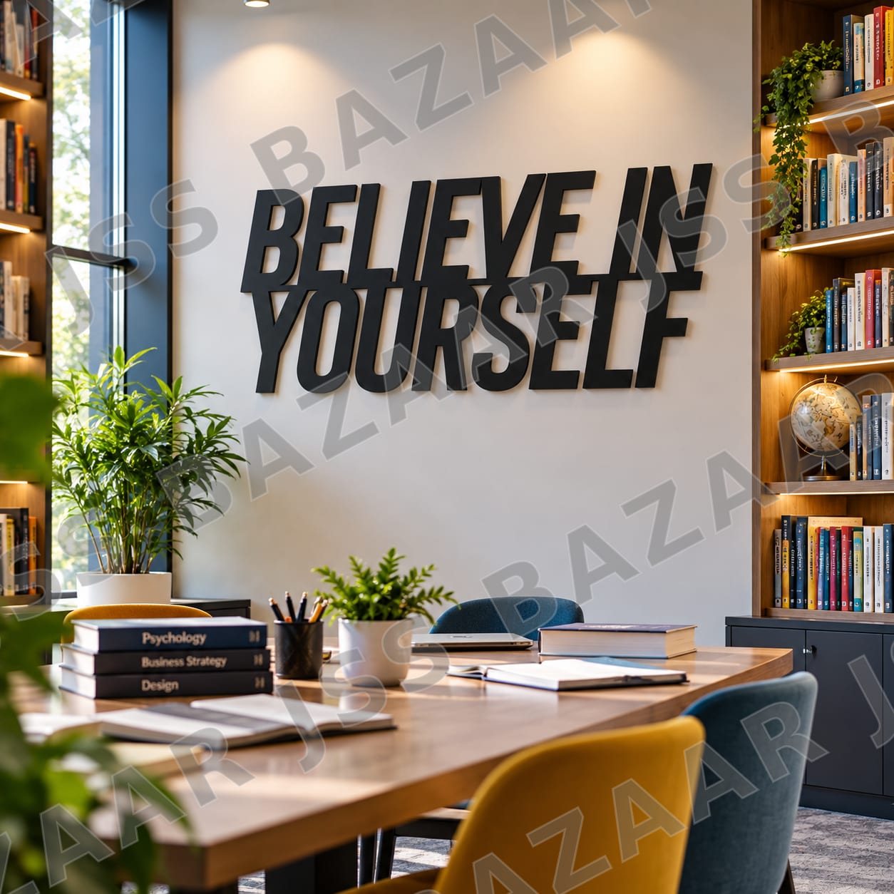 Believe yourself metal wall art - Image 2