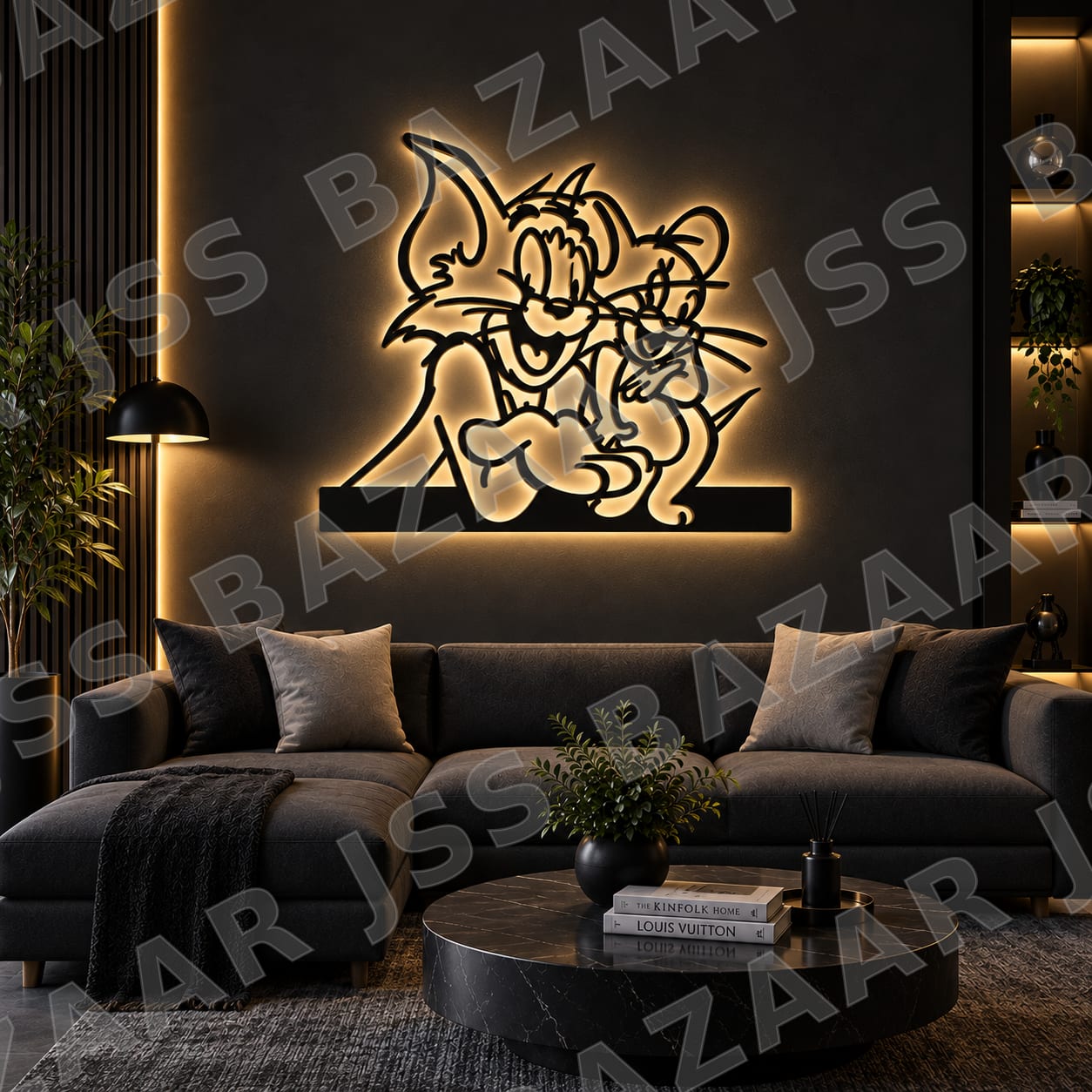tom-jerry-premium-metal-wall-art - Image 2