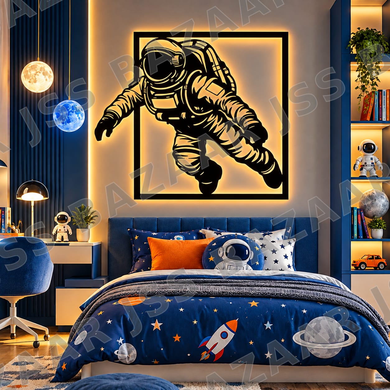 Astronaut Metal Wall Art - Image 2