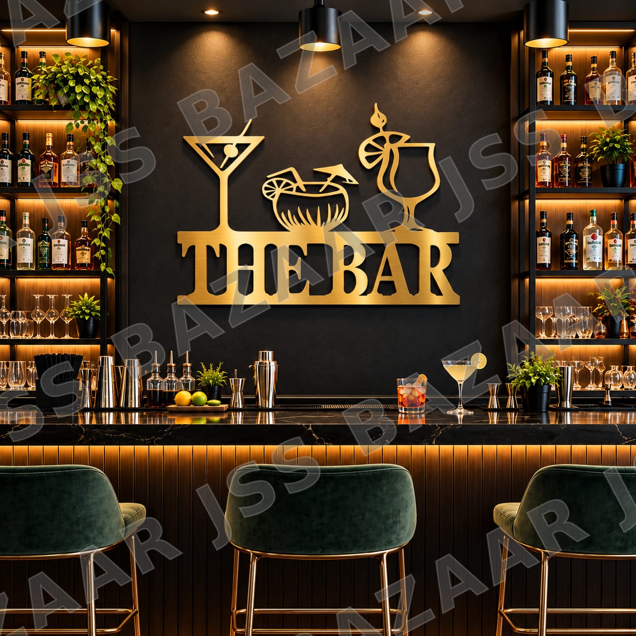 The Bar Metal Wall Art - Image 4