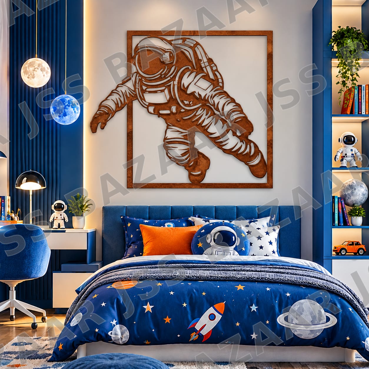 Astronaut Metal Wall Art - Image 1