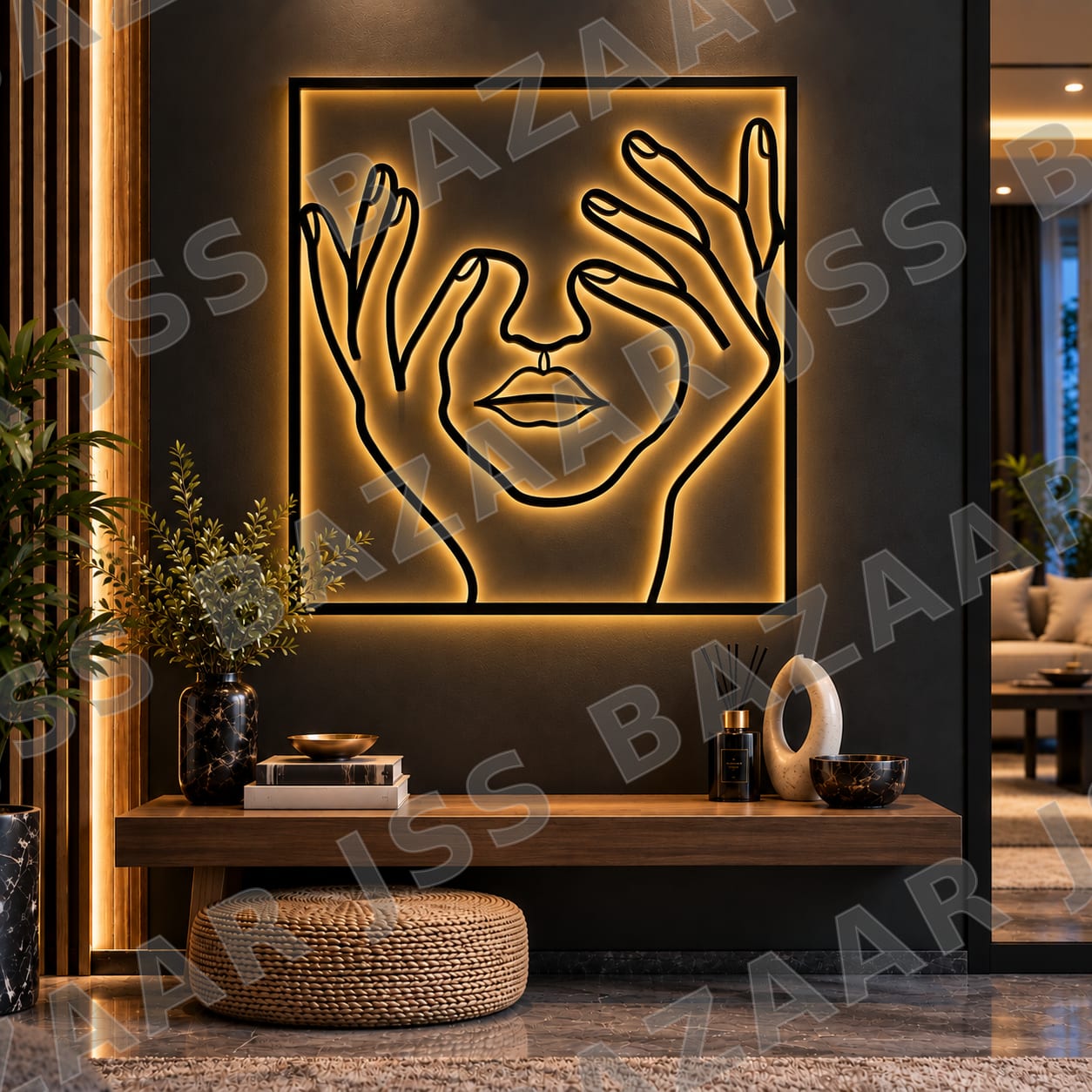 Female Expression Metal Wall Art - Image 2