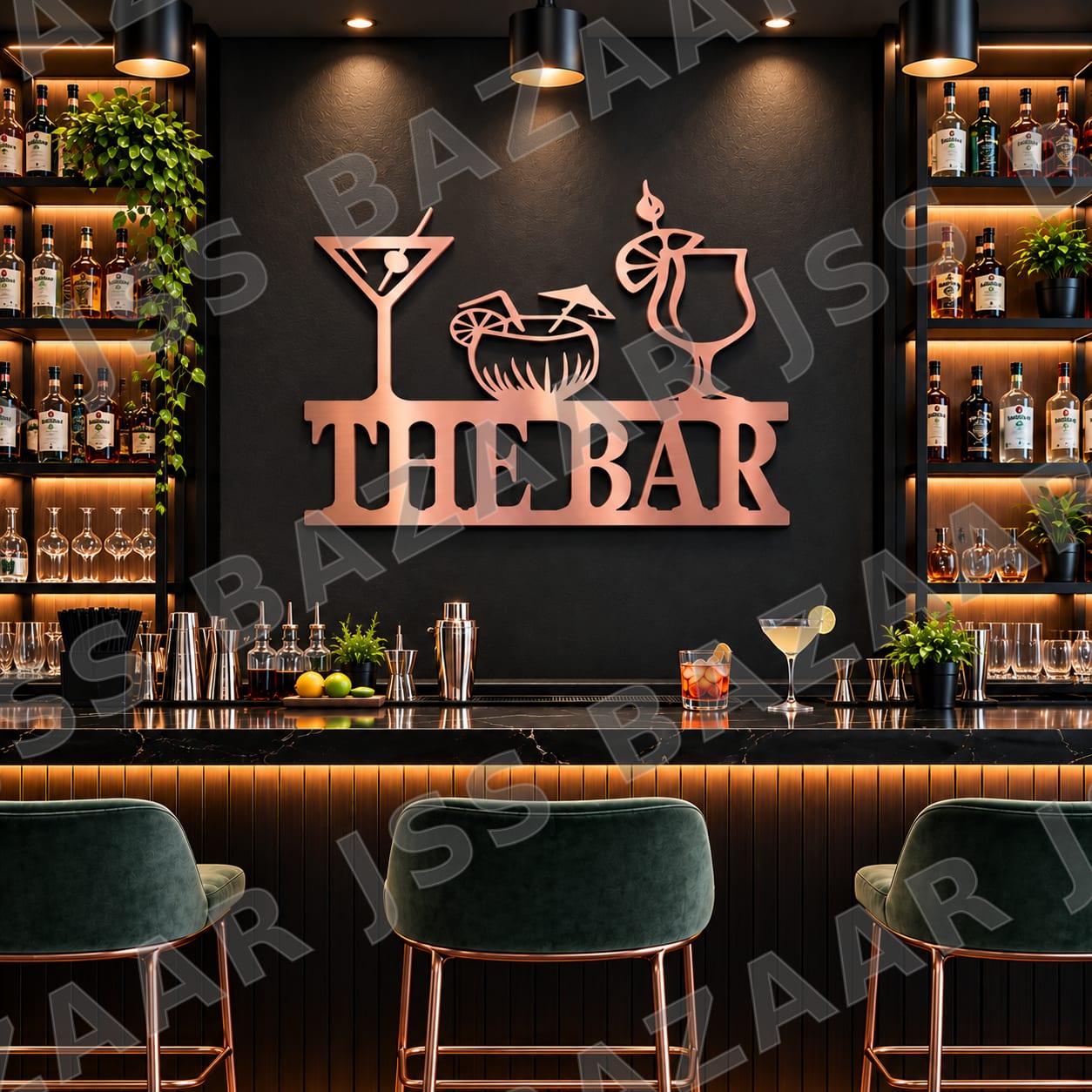 The Bar Metal Wall Art - Image 5