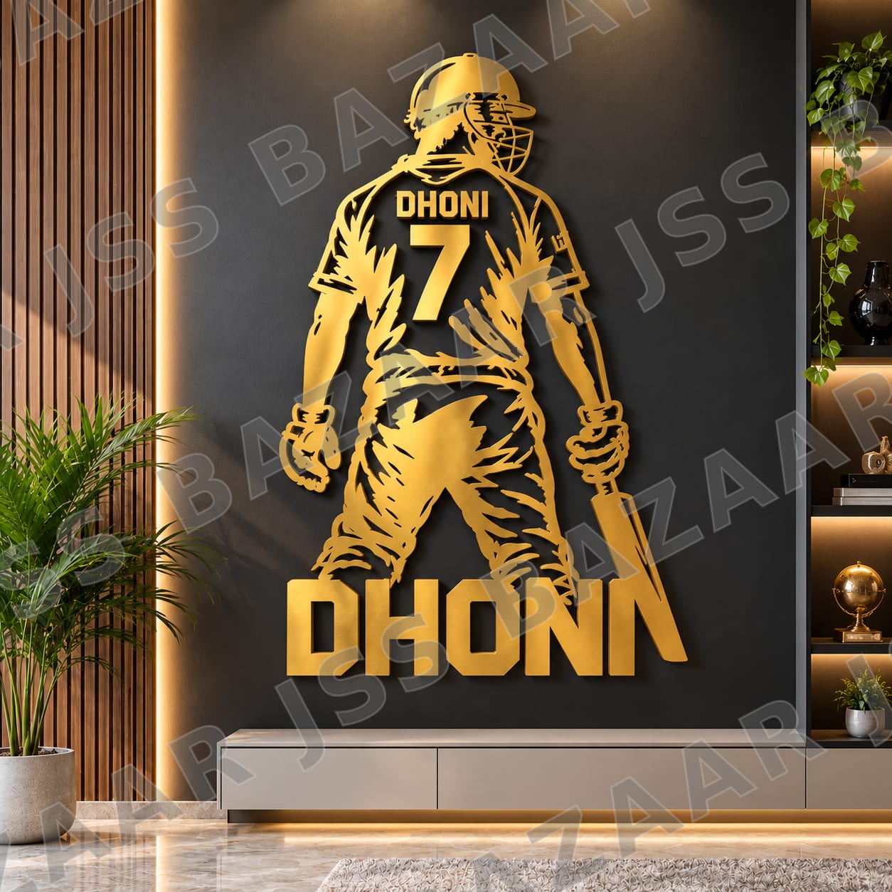 Dhoni 7 Metal Wall Art. - Image 4
