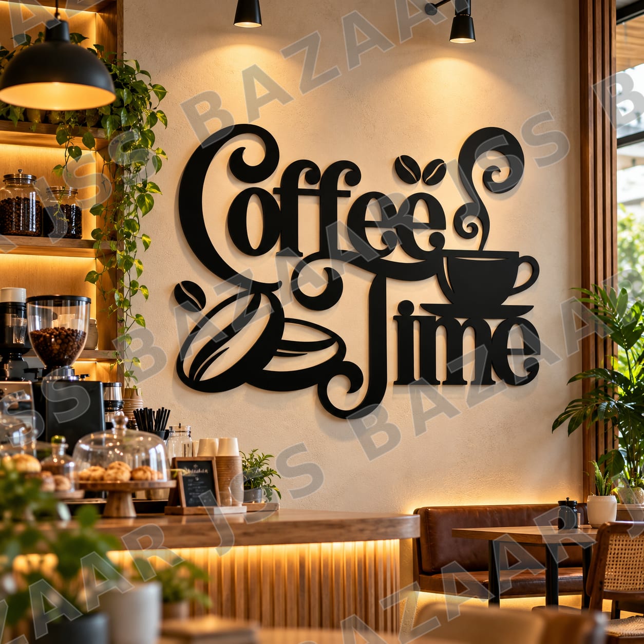 Coffee Time Metal Wall Art - Image 3