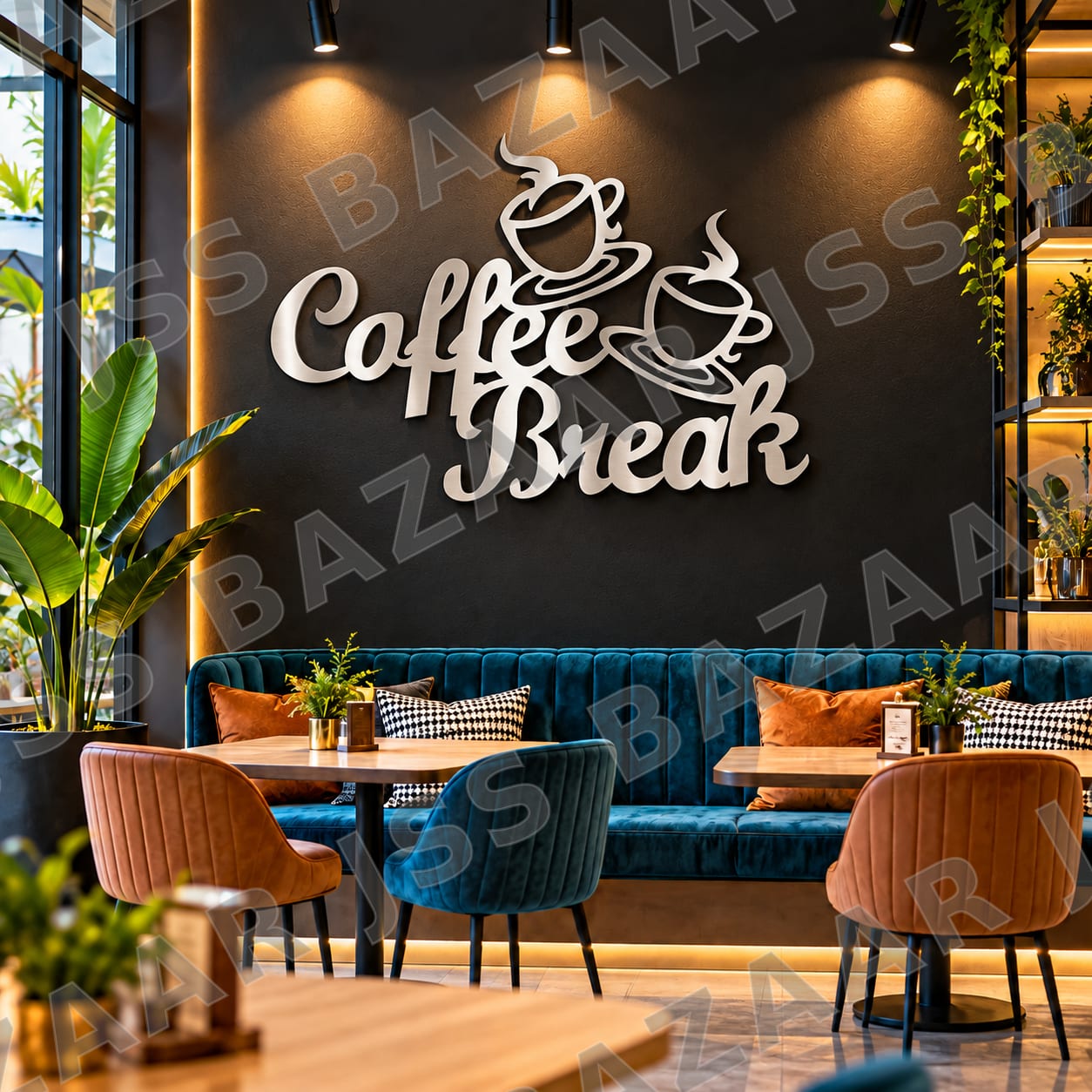 Coffee Break Metal Wall Art - Image 6
