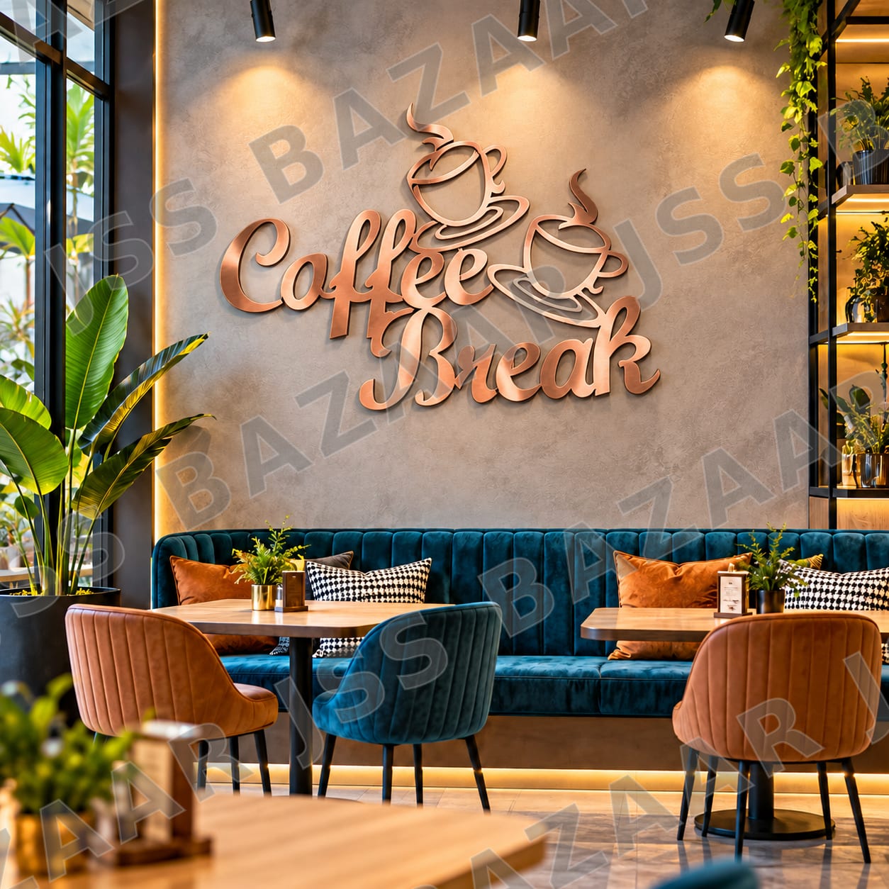 Coffee Break Metal Wall Art - Image 5