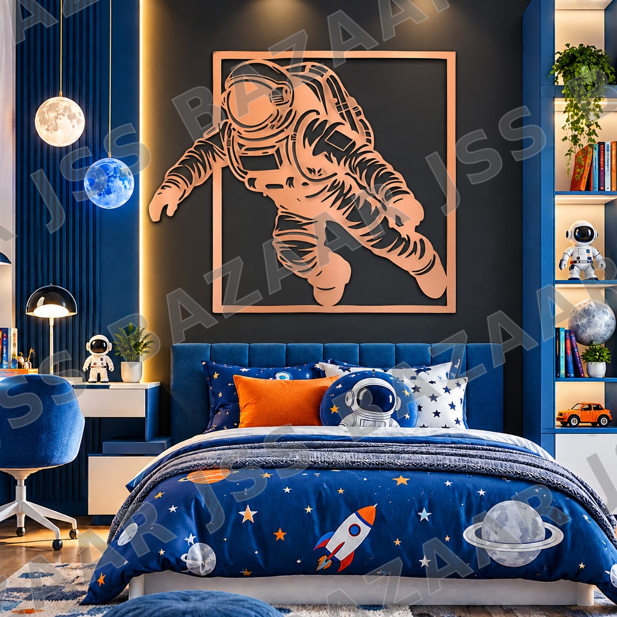Astronaut Metal Wall Art - Image 3