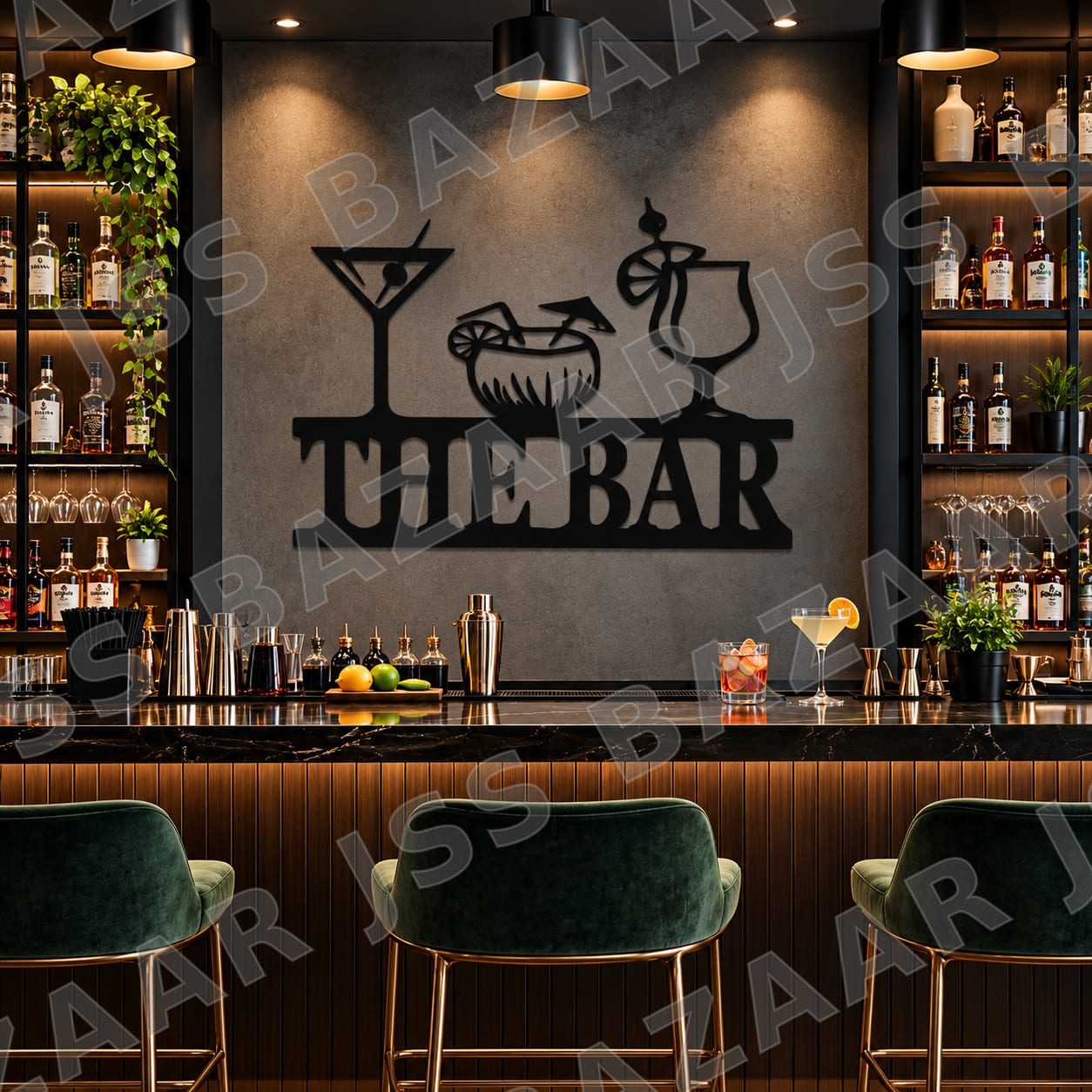 The Bar Metal Wall Art - Image 3