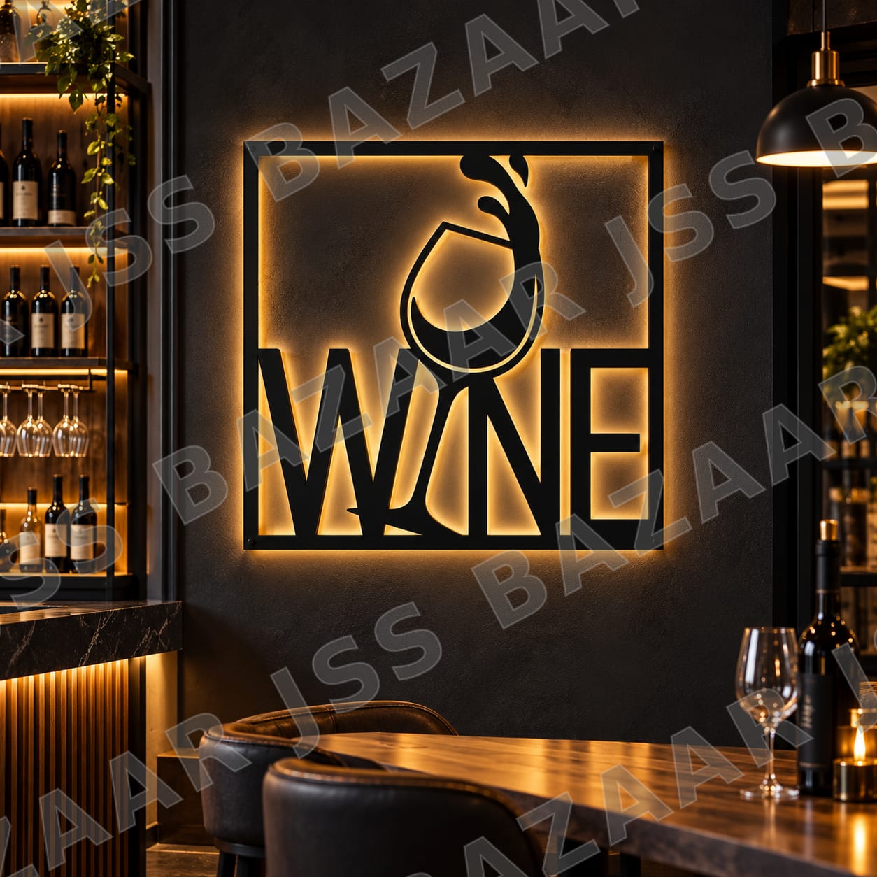 Wine Metal Wall Art. - Image 2