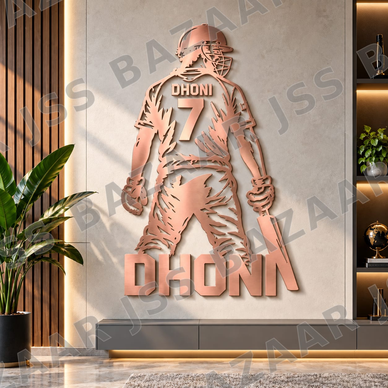 Dhoni 7 Metal Wall Art. - Image 5