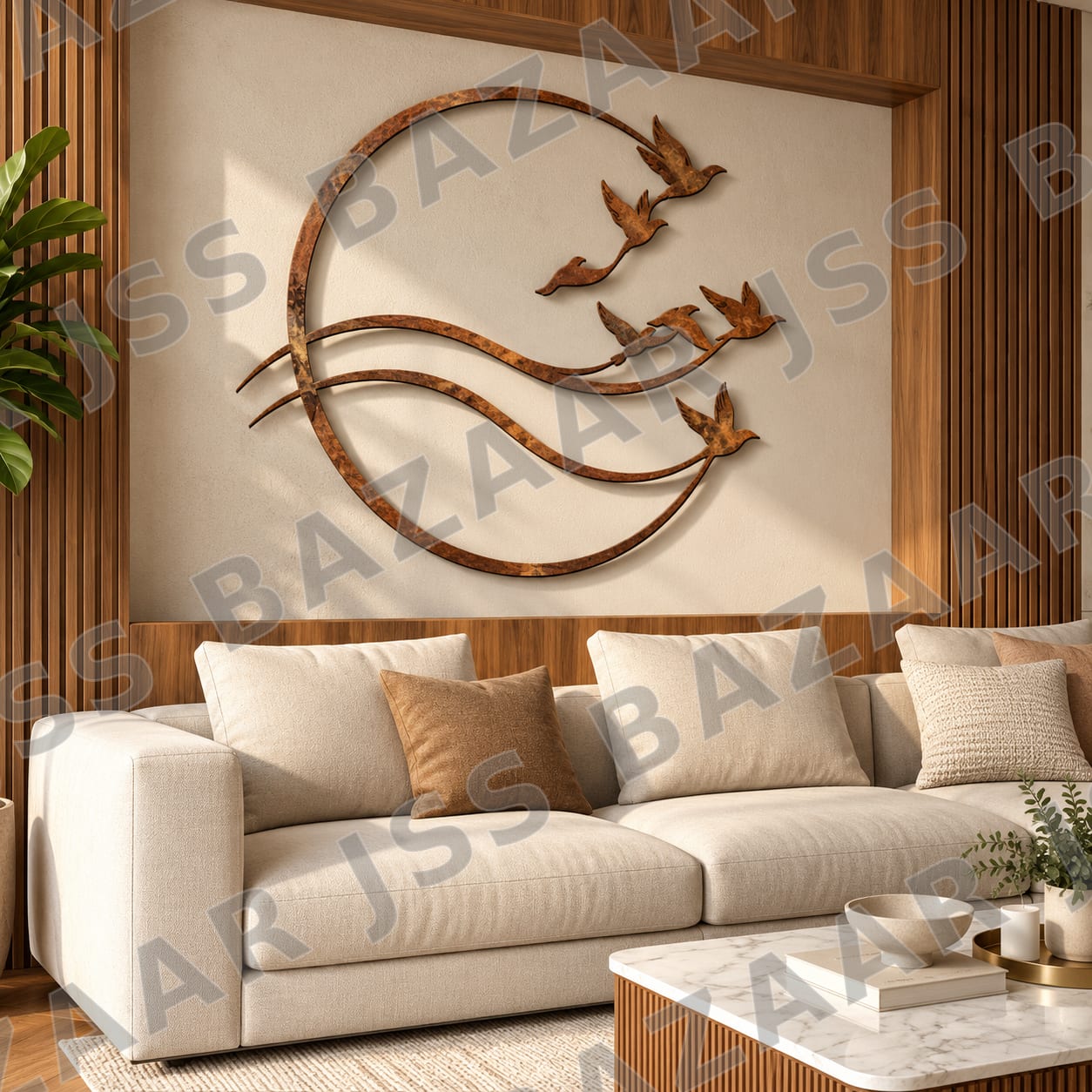 Flying Birds Metal Wall Art - Image 1