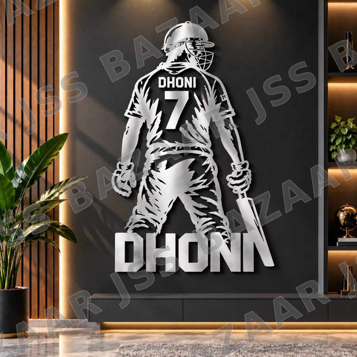 Dhoni 7 Metal Wall Art. - Image 6